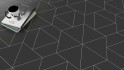 Керамогранит Trapezium Floor Tiles R9 Graphite Matt 9.8x23 (WOW)