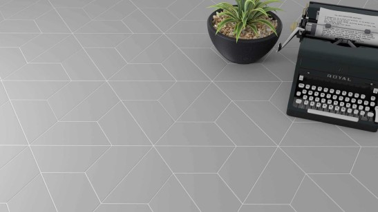 Керамогранит Chevron A Floor Tiles R9 Graphite Matt 9.8x52.2 (WOW)