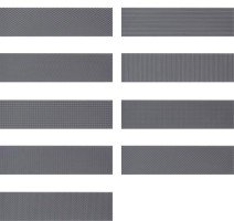 Настенная плитка Gradient Decor Black Matt 7.5x30 (WOW)