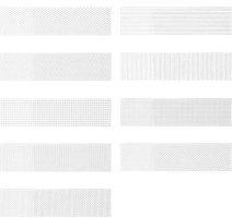 Настенная плитка Gradient Decor White Gloss 7.5x30 (WOW)