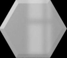 Настенная плитка Subway Lab Mini Hexa Bevel Ash Grey Gloss 15x17.3 (WOW)