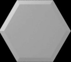 Настенная плитка Subway Lab Mini Hexa Bevel Ash Grey Matt 15x17.3 (WOW)