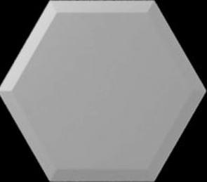 Настенная плитка Subway Lab Mini Hexa Bevel Ash Grey Matt 15x17.3 (WOW)
