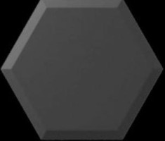 Настенная плитка Subway Lab Mini Hexa Bevel Graphite Matt 15x17.3 (WOW)