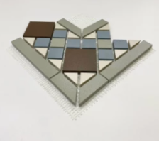 Специальный элемент Metlaha Метлахская Плитка Диана Угол Микс 26 01/02/08/06 14.1x20.9x20.9 3238