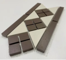 Бордюр Metlaha Метлахская Плитка Диана Микс 03 01/06 14.6x27.8 3213