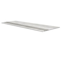 Ступень Grasaro Beton Стандарт проходная матовая белая 29.6x120 G1104 MR