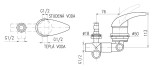 Смеситель для душа X284 Rav Slezak