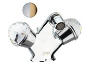 Смеситель для биде XT Sky Swarovski 17CO0632 хром/золото Fiore
