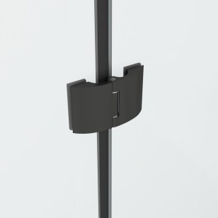 Шторка на ванну стеклянная Matrix DG1109025 14x90 черный DK