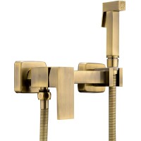 Гигиенический душ со смесителем HB5513-4 бронза Haiba