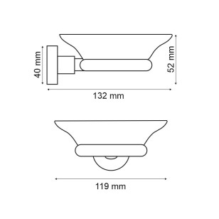 Мыльница Rimini RI500101010 золото Webert