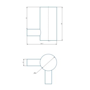 Крючок для ванной комнаты HB8405-2 хром Haiba