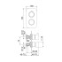 Смеситель для душа встраиваемый One-B NB860101560 черный Webert