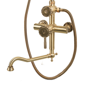 Душевая система Windsor 10120DR бронза Bronze de Luxe