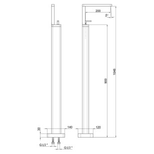 Смеситель для раковины Living LV832101015 хром Webert