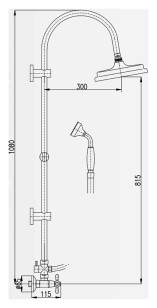 Душевая система Morava MK781.5/3 Rav Slezak