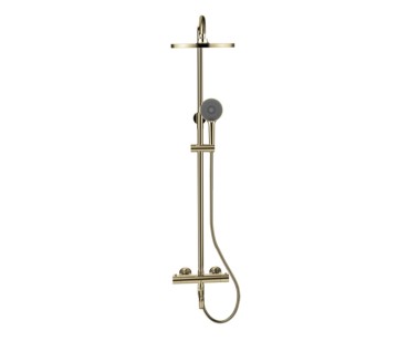 Душевая система с термостатом Scandi 11060BR бронза Bronze de Luxe