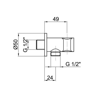 Шланговое подключение AC0478980 розовое золото Webert