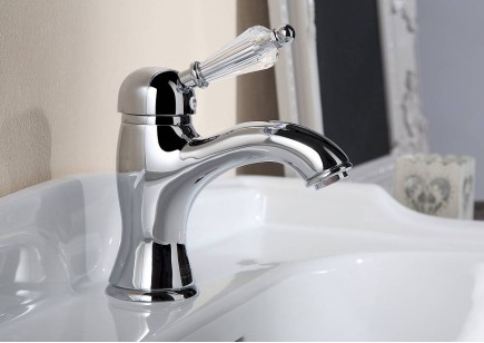 Смеситель для раковины Imperial-Sky Swarovski 82CR5221 хром Fiore