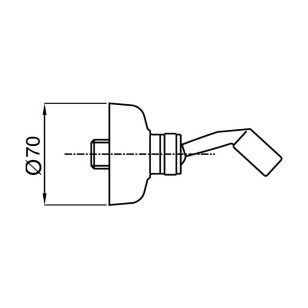 Держатель душевой лейки AC0439015 хром Webert