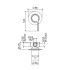 Смеситель для душа встраиваемый DoReMi DR880101015 хром Webert