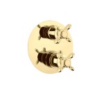 Смеситель для душа встраиваемый с термостатом Ottocento OT970902010 золото Webert