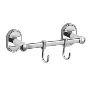 Планка с крючками для полотенец HB1915-2 хром Haiba