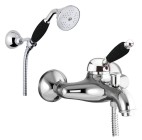 Смеситель для ванны Imperial Black 89CR5104 хром Fiore
