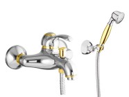 Смеситель для ванны Aurora AU850101017(153) хром/золото Webert