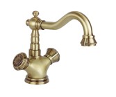 Смеситель для раковины Royal 10218/1 бронза Bronze de Luxe