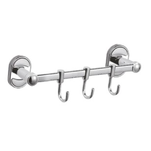 Планка с крючками для полотенец D288700-3 хром D-Lin