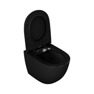 Унитаз подвесной безободковый Matrix DT1396025 черный DK