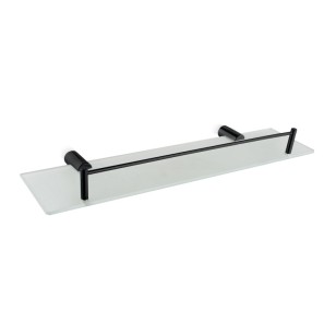 Полка стеклянная HB8407-7 черный Haiba