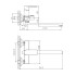 Смеситель для ванны HB22505-3 пепельный Haiba
