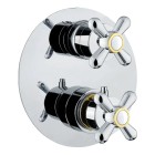 Смеситель для душа встраиваемый с термостатом Armony AM970903017 хром/золото Webert