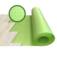 Подложка Solid рулонная 2 мм салатовая перфорированная для отапливаемых полов 1.1x9.1