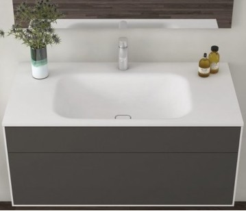 База под раковину Cezares Titan 120x53x45 Black hacienda TITAN-I-1200/530-1C-BLH
