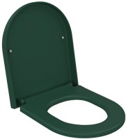 Сиденье для унитаза Ambassador Abner матовое зеленое толстое 102T20701