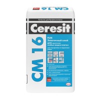 Клей для плитки Ceresit СМ-16 Flex эластичный 25 кг