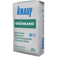 Штукатурка цементная теплоизоляционная Knauf Грюнбанд 25 кг