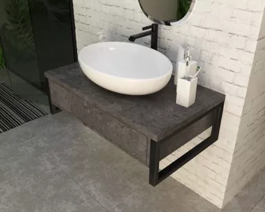 Тумба 1MarKa Grunge Loft 80x48x24.6 У85848