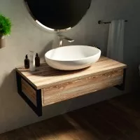 Тумба 1MarKa Grunge Loft 80x48x24.6 У85845