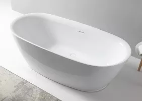 Акриловая ванна Abber отдельностоящая AB9205 180х84х54 