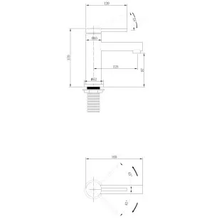 Смеситель Abber Emotion 16.5x17 AF8810