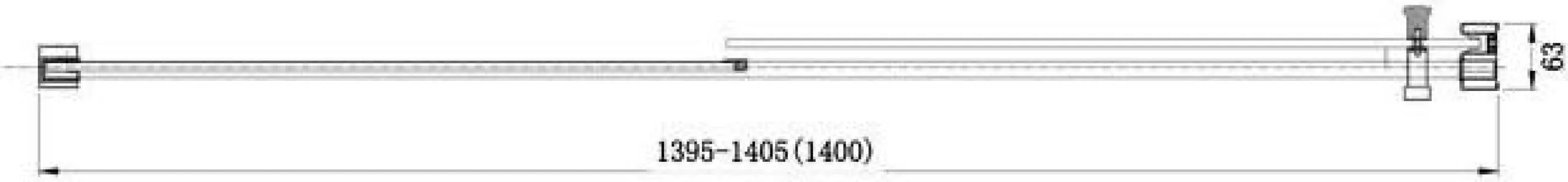 Душевая дверь Aquanet 160.5x200 NPE6121 00183846