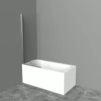Шторка на ванну BelBagno Uno 90x150 UNO-V-1-90/150-C-Cr Шторка на ванну BelBagno Uno 90x150 UNO-V-1-90/150-C-Cr