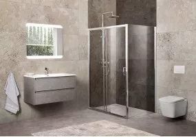 Душевой уголок BelBagno Unique 110x90x190 UNIQUE-AH-1-110/125-90-C-Cr