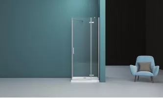 Душевой уголок BelBagno Kraft 100x90x195 KRAFT-AH-12-100/90-C-Cr-R