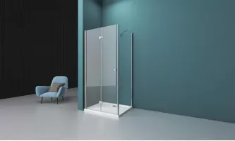Душевой уголок BelBagno Albano 80x100x195 ALBANO-ASH-1-80/100-C-Cr